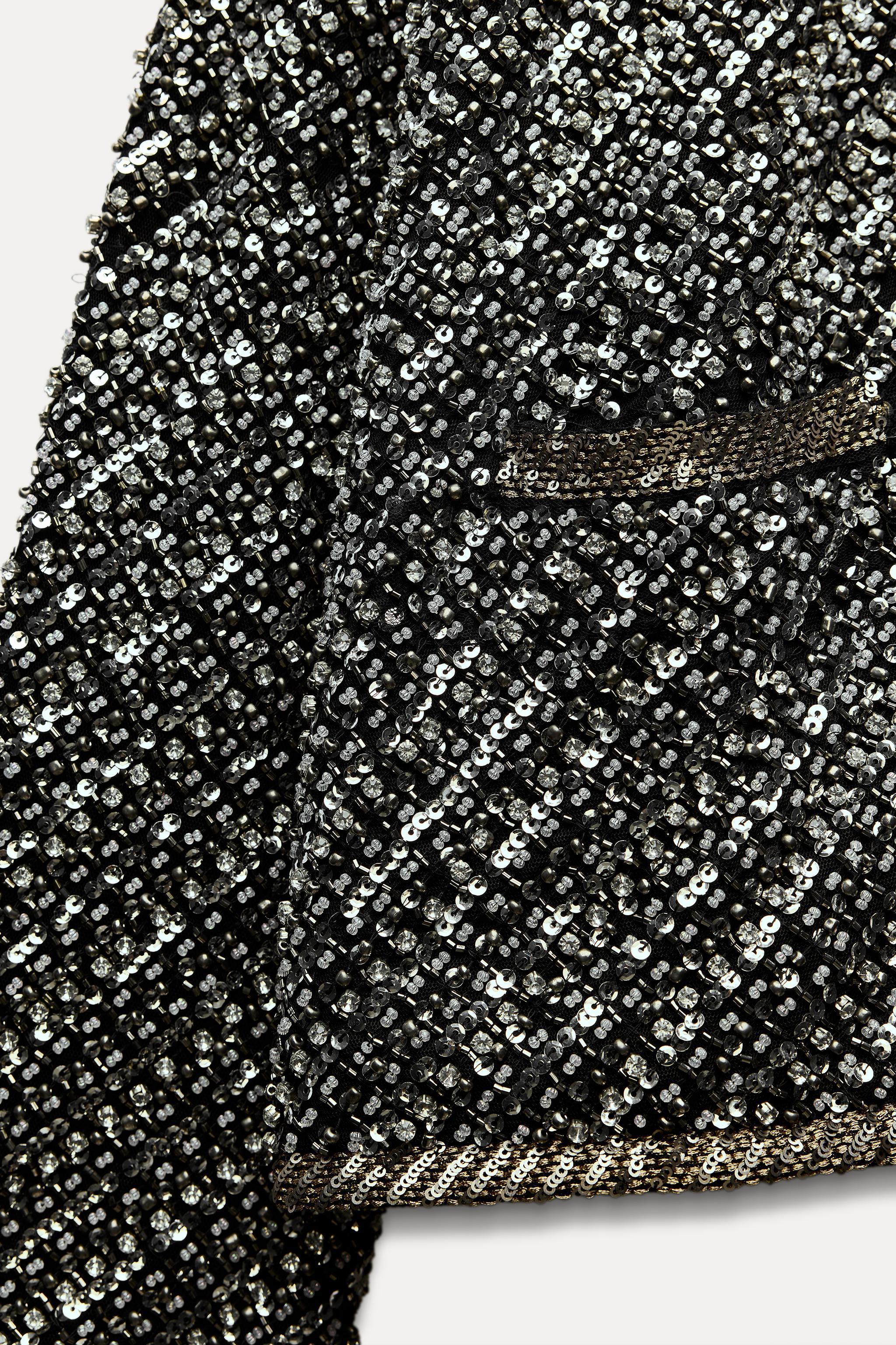 BEADED SEQUIN JACKET Product Image