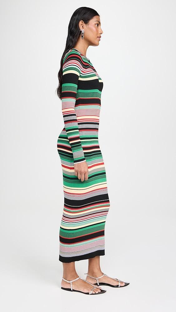 rabanne Striped Dress | Shopbop Product Image