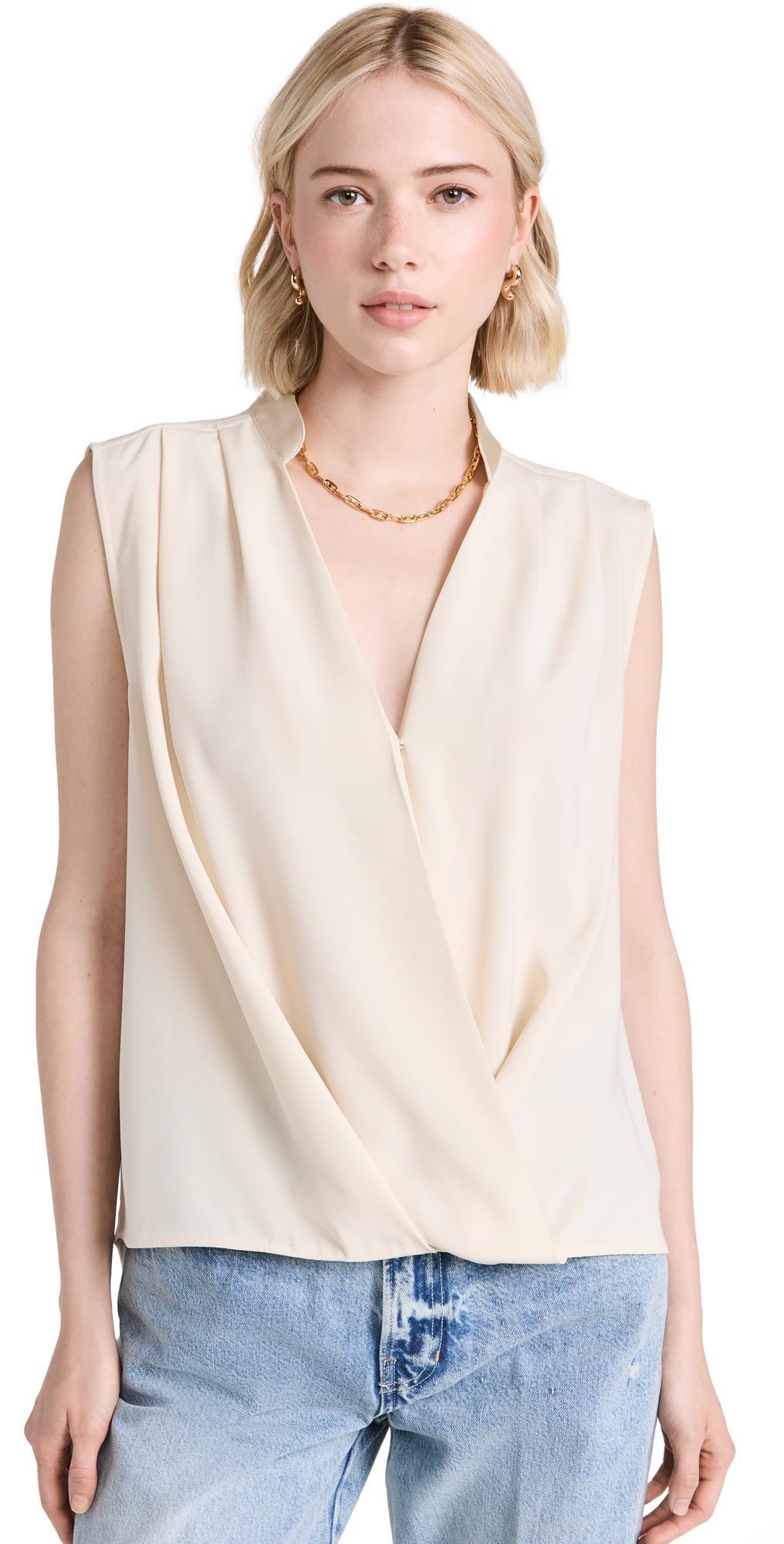 rag & bone Meredith Sleeveless Surplice Top Product Image