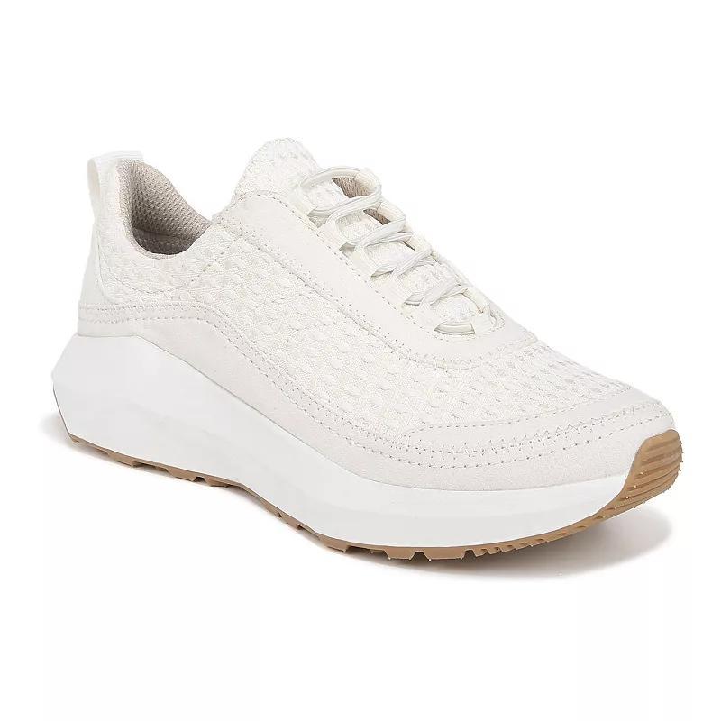 Dr. Scholls Womens Hannah Sneaker Shoes Tofu White Fabric DRSCH Microfiber 7.0 M Product Image