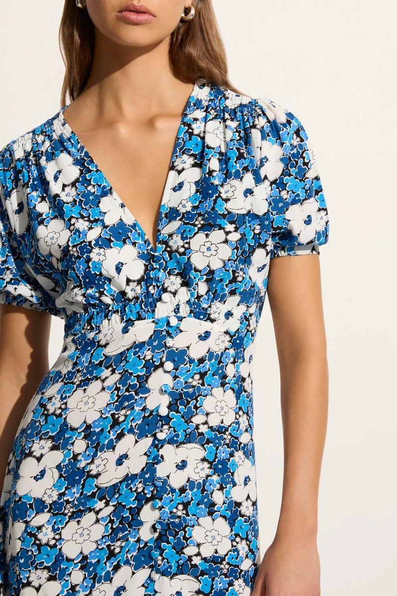 Bellavista Midi Dress Vita Bella Floral Blue (Exclusive) - Final Sale Product Image