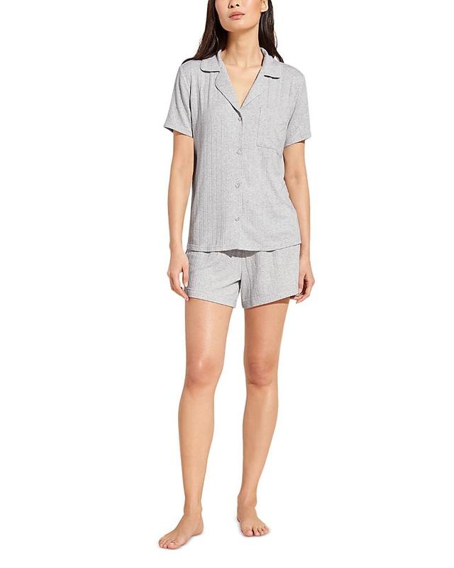 Eberjey Relaxed Rib Short Pajamas Product Image