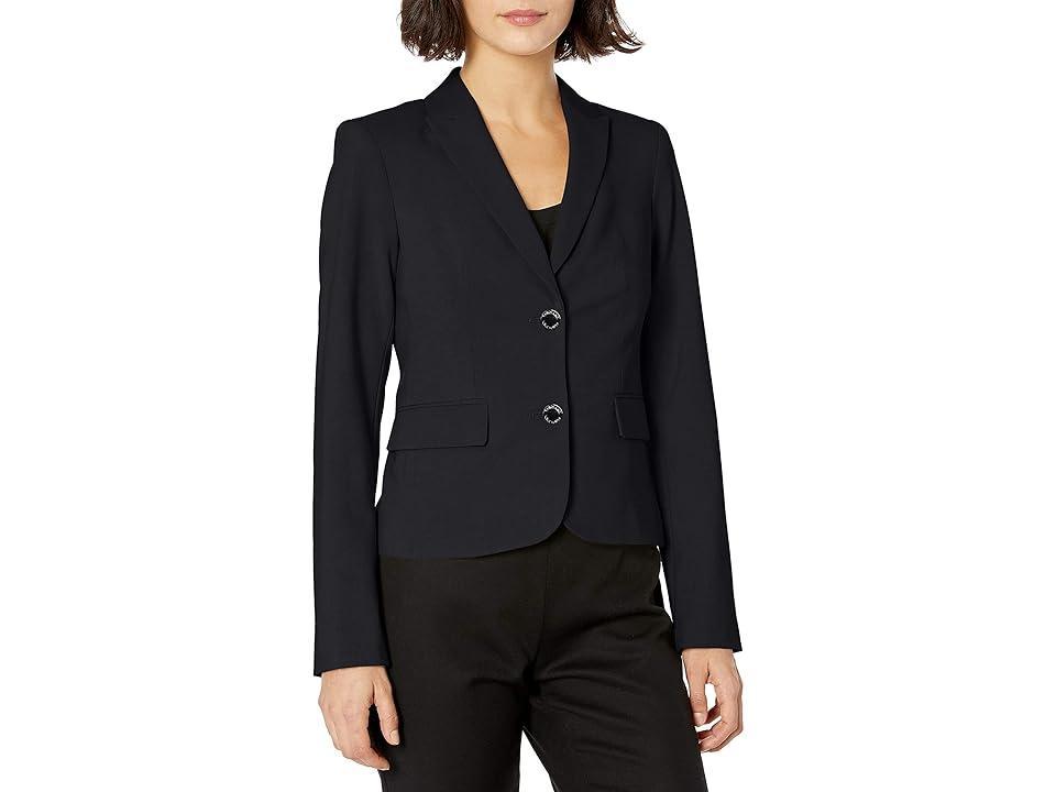 Calvin Klein Women's Two Button Lux Blazer (Petite, Standard, Plus) Women's Suits Sets Product Image