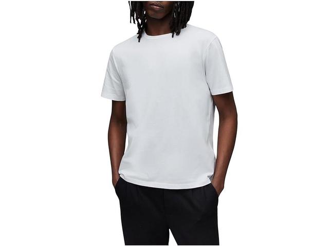 AllSaints Curtis Short Sleeve Crew (Optic ) Men's T Shirt Product Image