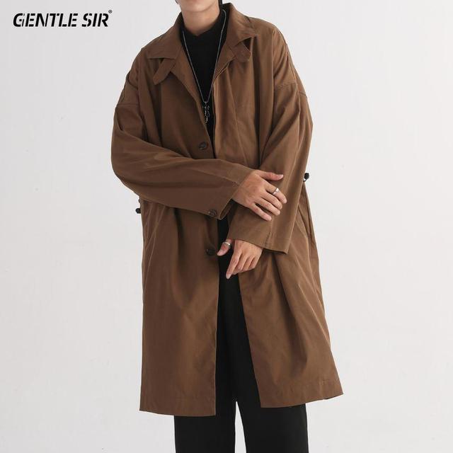 Long-Sleeve Plain Coat Product Image