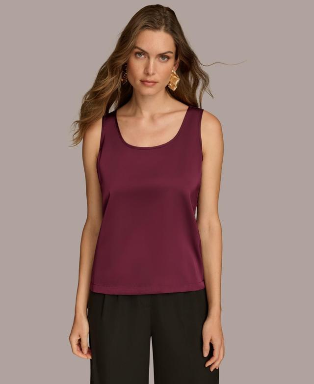 Donna Karan New York Womens Scoop-Neck Tank Top Product Image