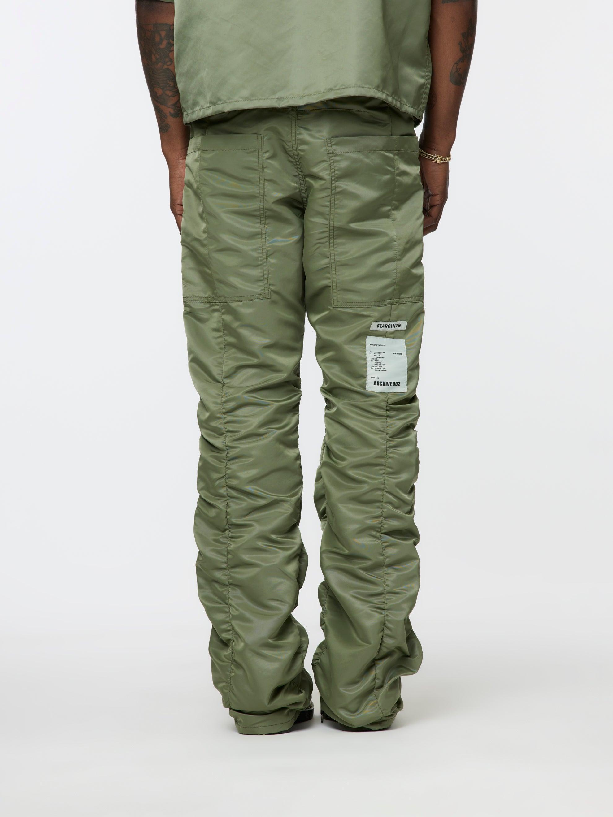 Shirred Kickflare Trousers Product Image