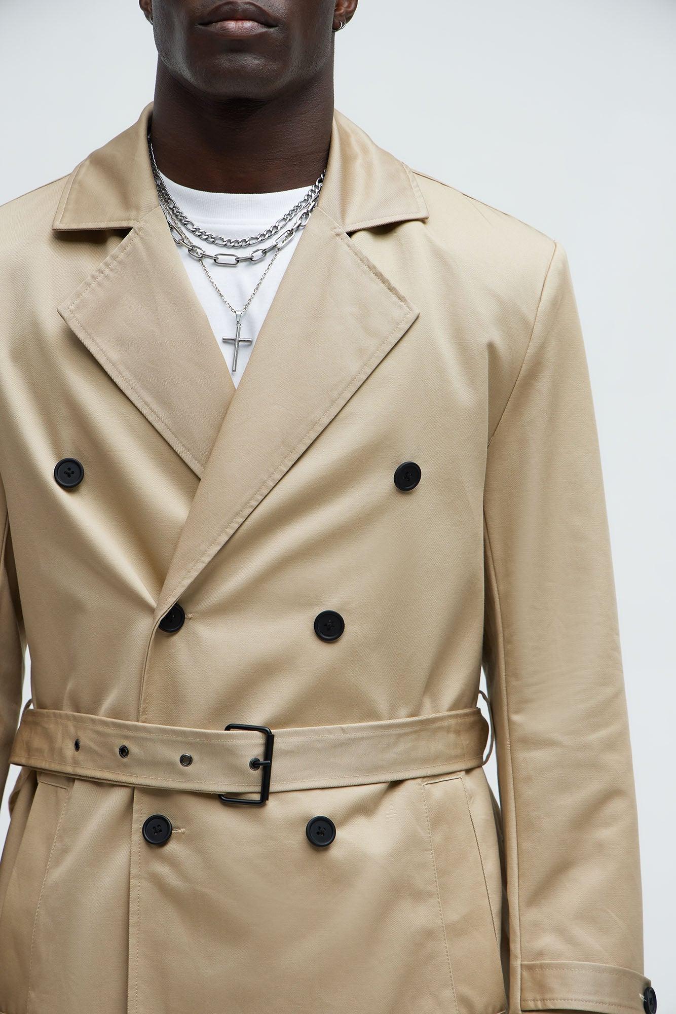 Things Have Changed Trench Coat - Khaki Product Image