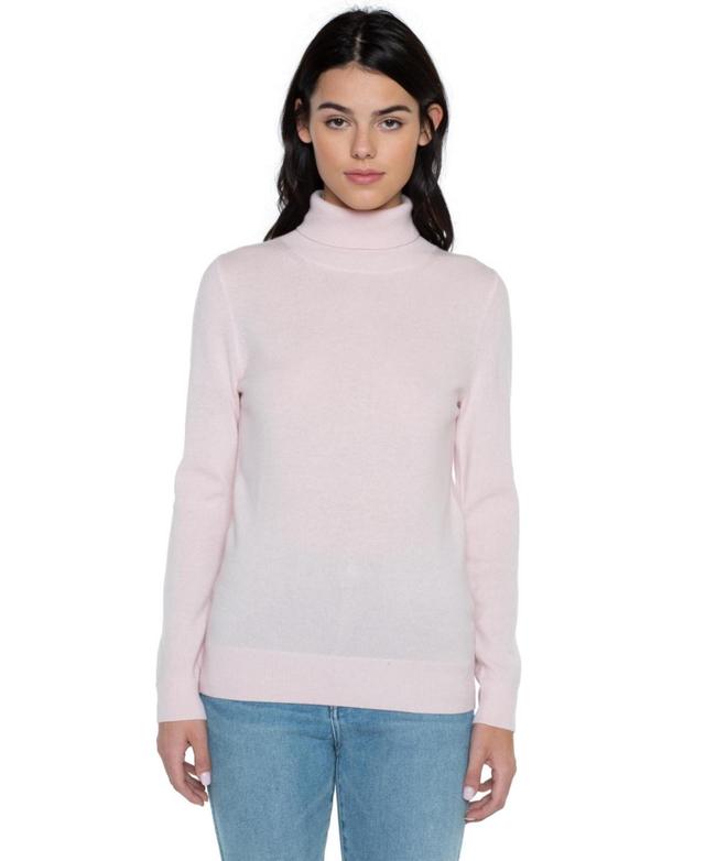 Jennie Liu Womens 100% Pure Cashmere Long Sleeve Turtleneck Pullover Sweater Product Image