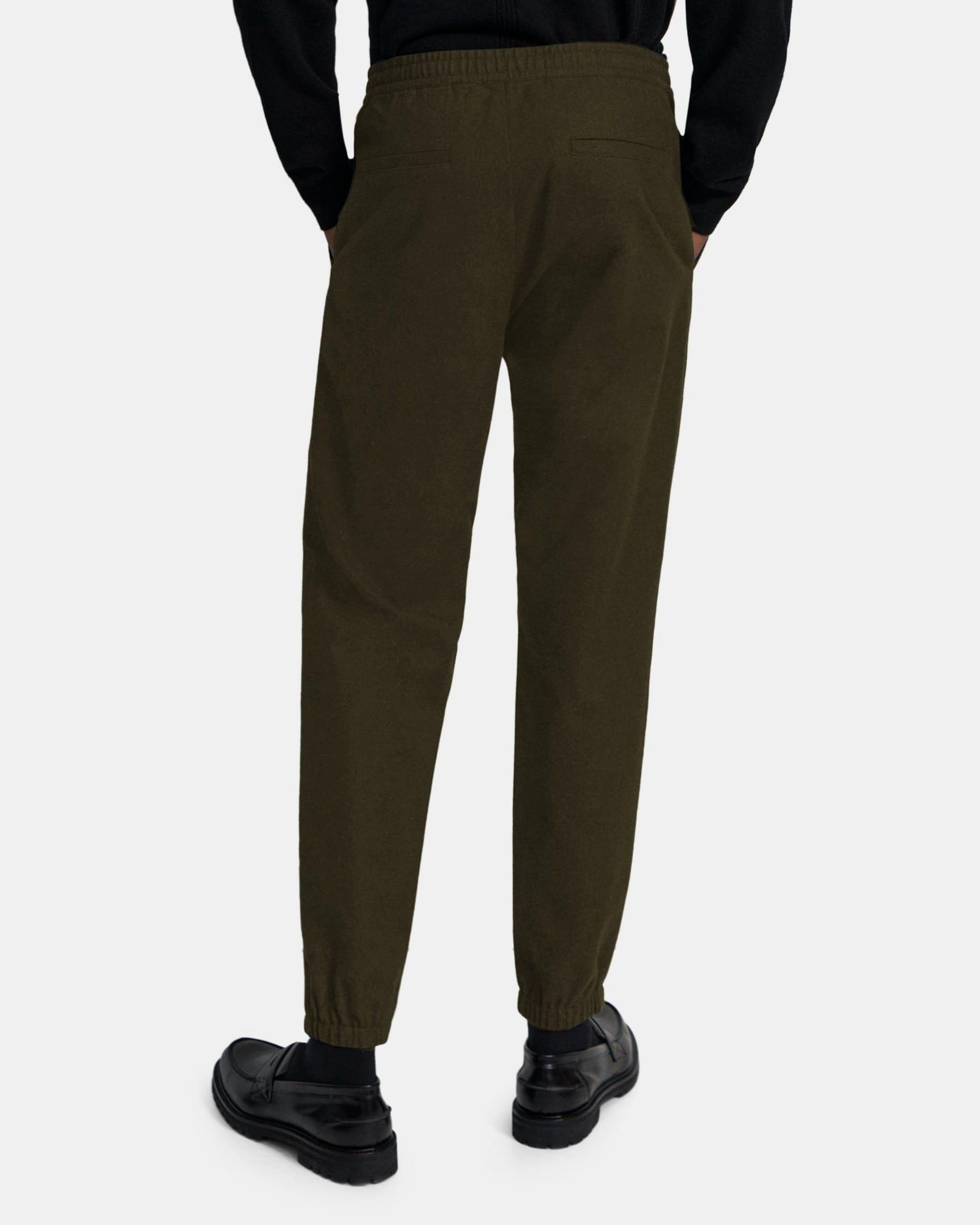 Jogger Pant in Cotton Flannel Product Image