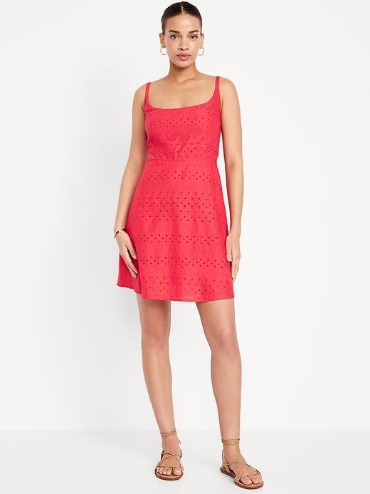 Fit & Flare Cami Mini Dress Product Image