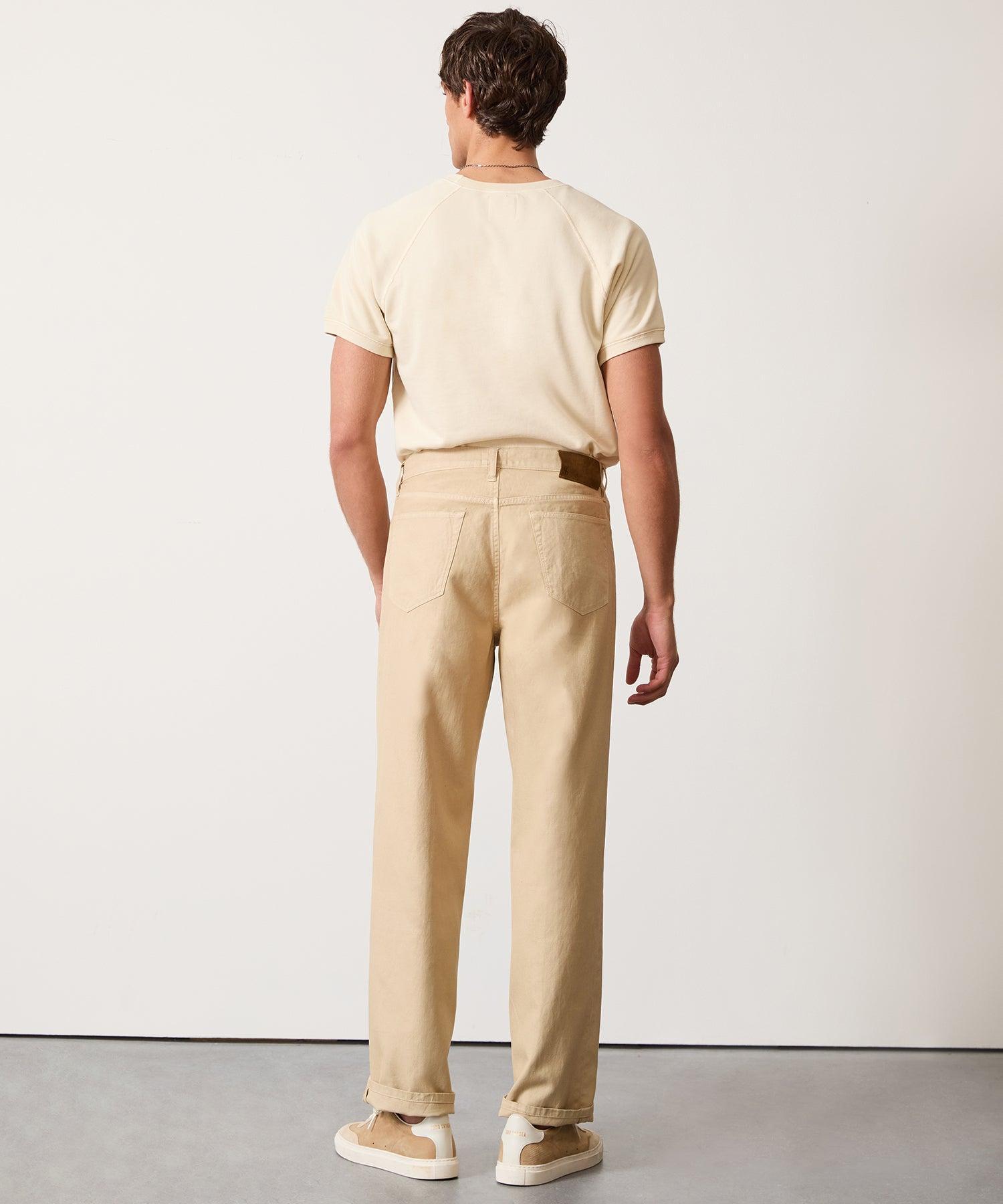 Relaxed Fit 5-Pocket Cotton Linen Pant Product Image