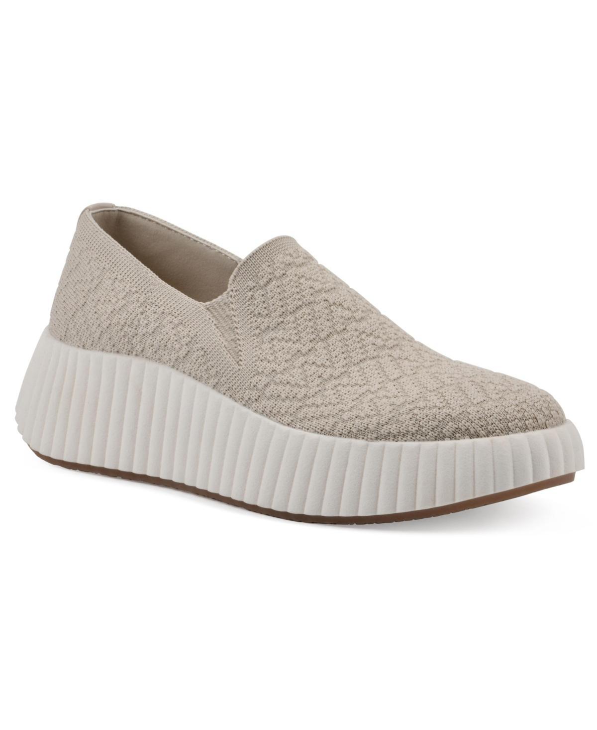 White Mountain Womens Daylight Slip-On Platform Sneakers Product Image