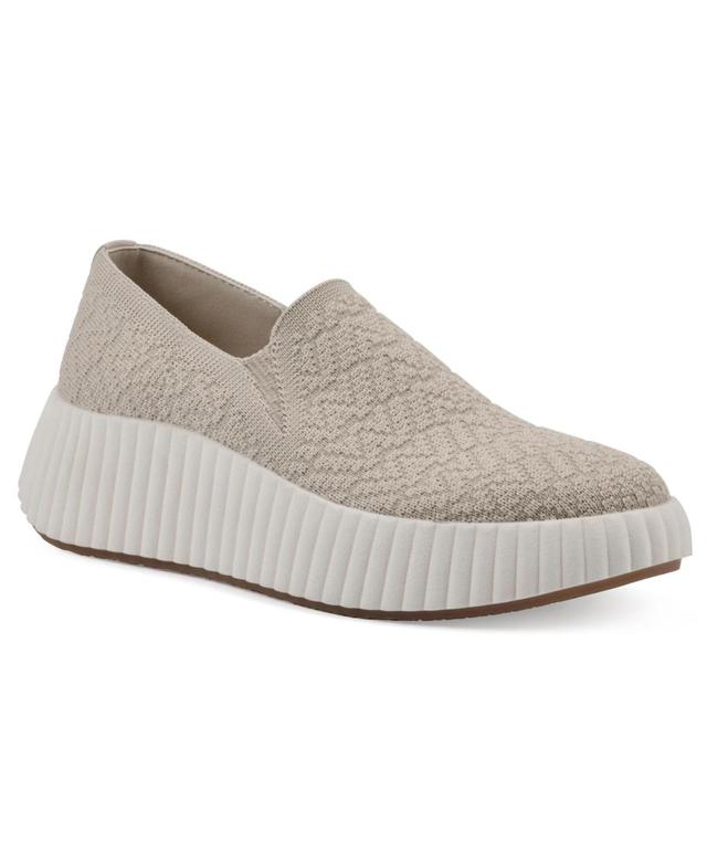 White Mountain Womens Daylight Slip-On Platform Sneakers Product Image