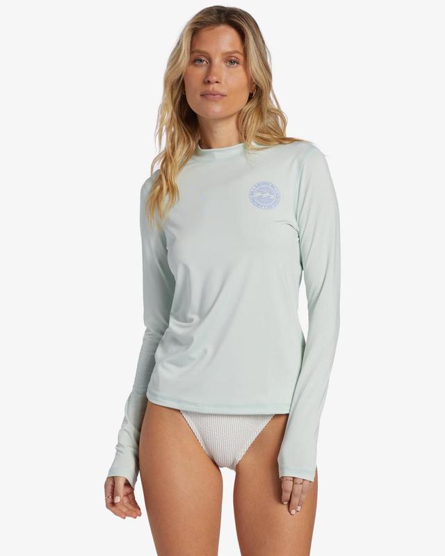 Core Loose Fit Long Sleeve Surf Tee - Sweet Mint Female Product Image