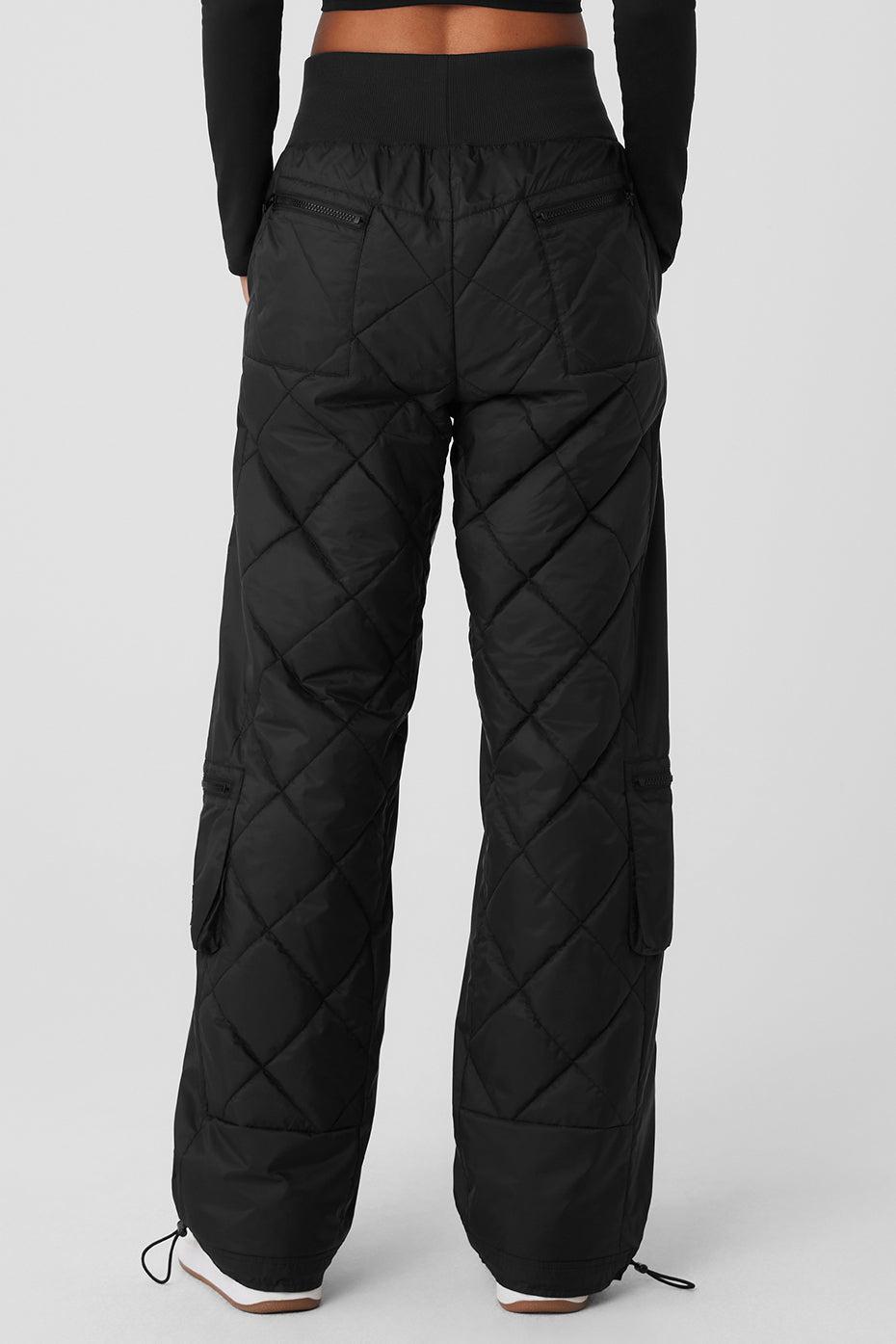 High-Waist Snowrider Puffer Pant - Black Female Product Image