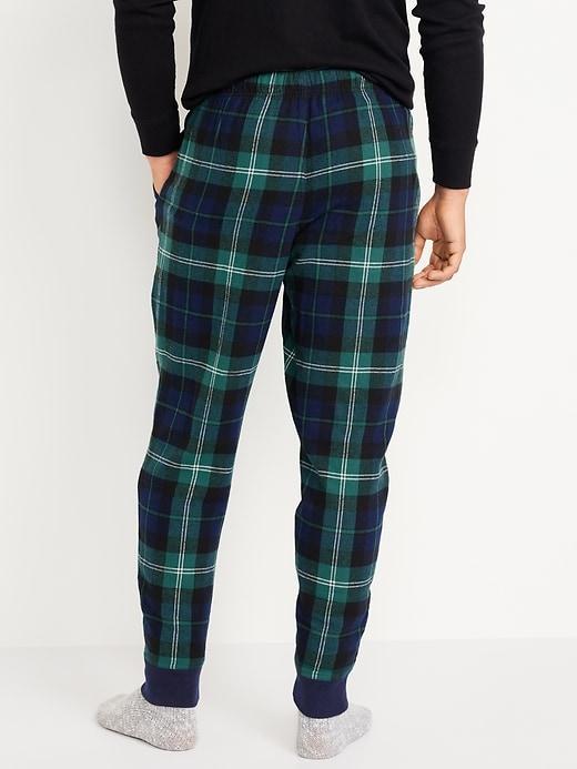 Flannel Pajama Joggers for Men Product Image