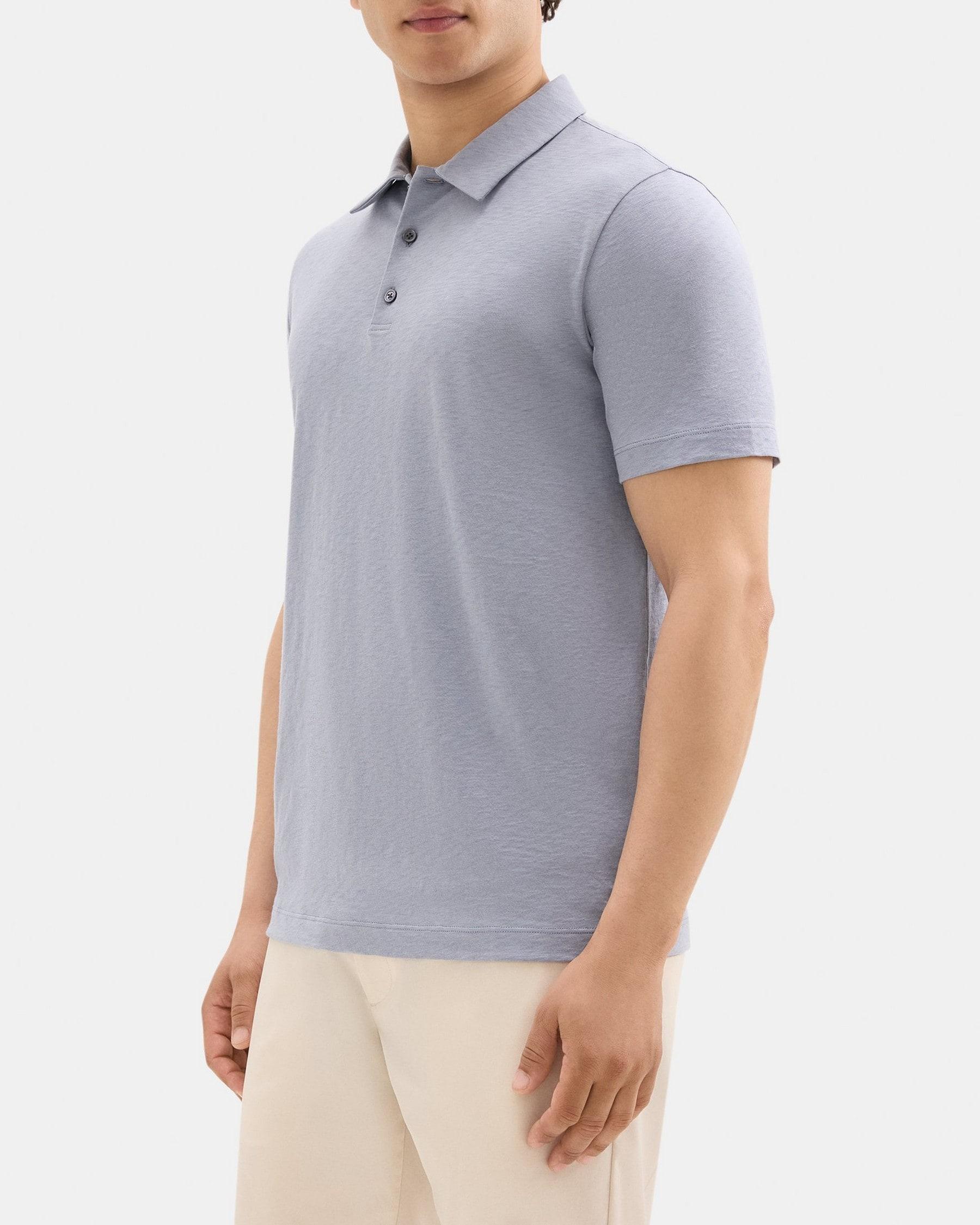 Polo Shirt in Slub Cotton Product Image