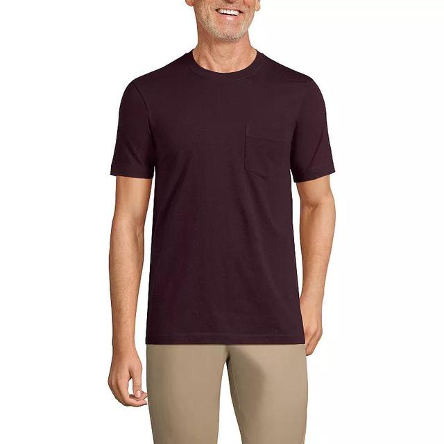 Mens Lands End Supima Pocket Tee Product Image