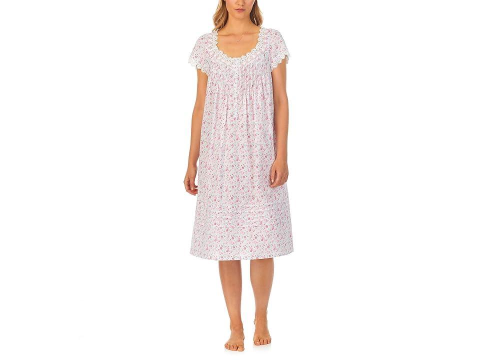 Eileen West Cap Sleeve Waltz Gown (Wild Ditsy) Women's Pajama Product Image