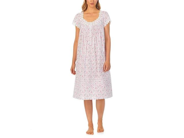 Eileen West Cap Sleeve Waltz Gown (Wild Ditsy) Women's Pajama Product Image