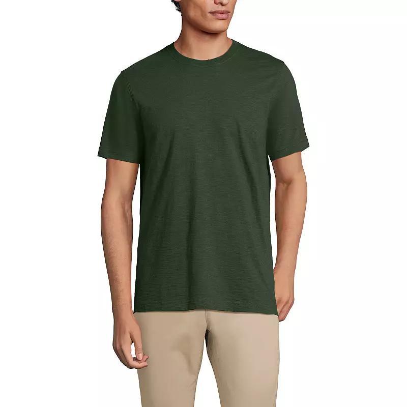 Mens Lands End Short Sleeve Slub Tee, Mens Product Image