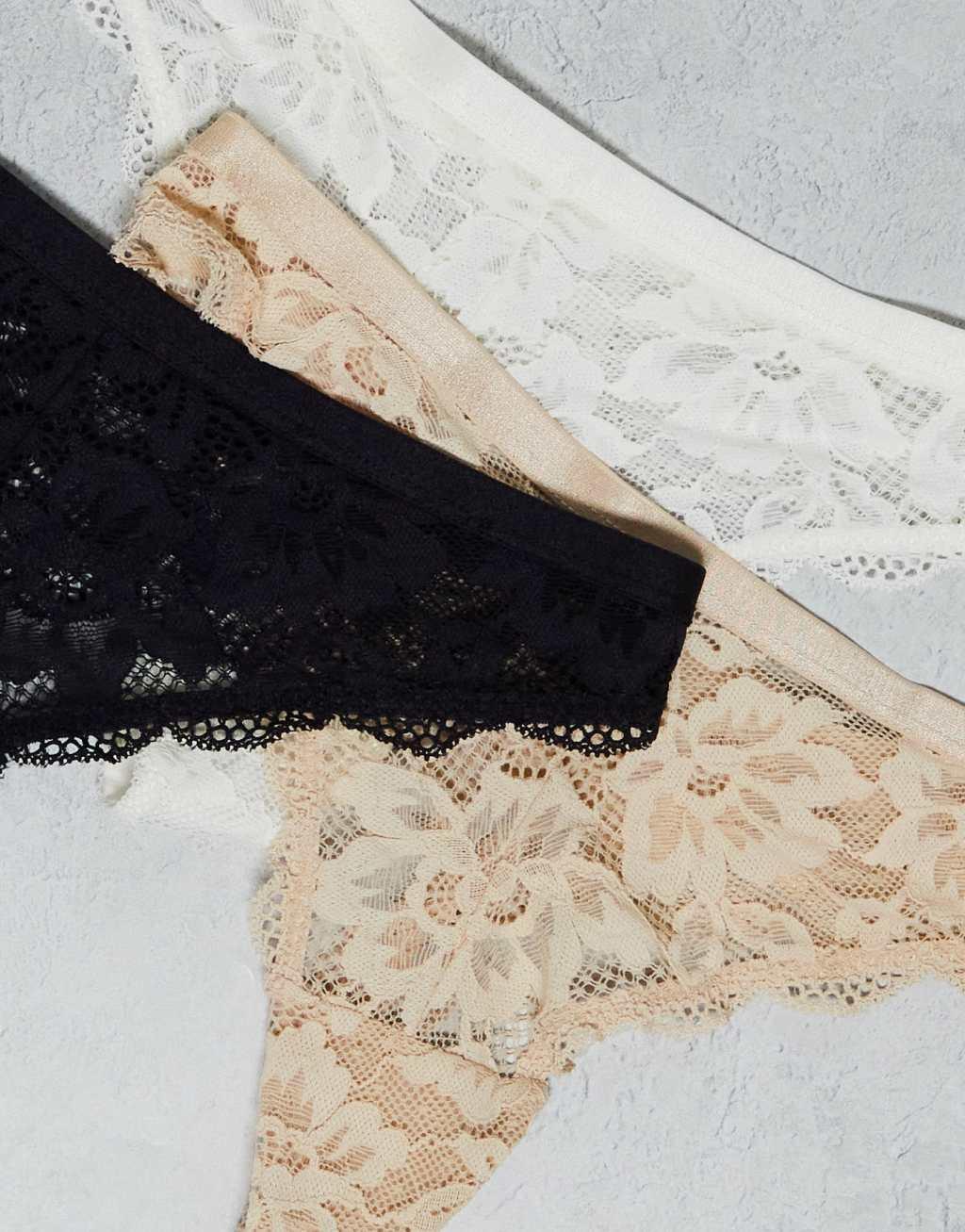 Dorina Myla 3-pack lace thong Product Image