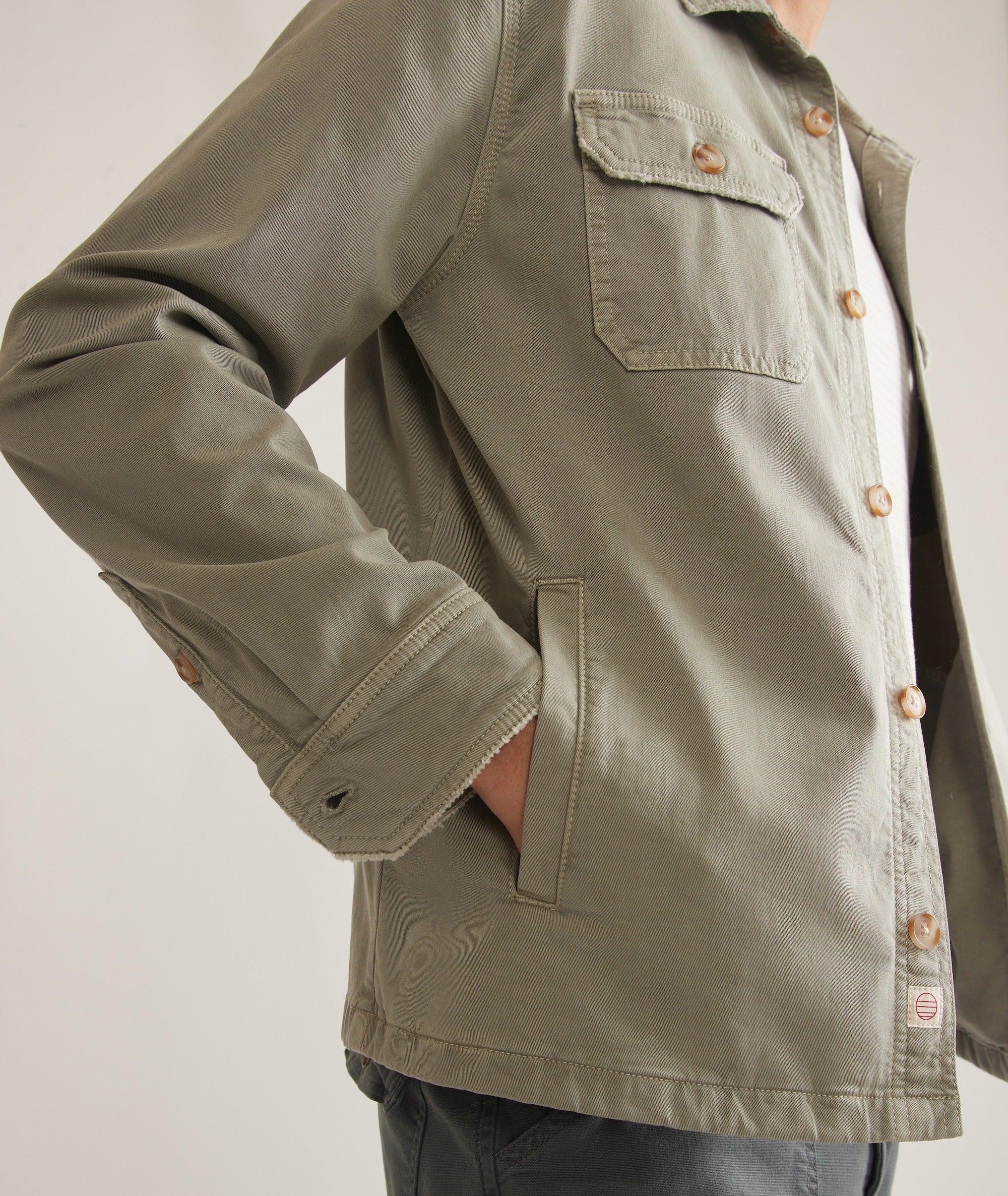 Garment Dye Twill Overshirt Product Image