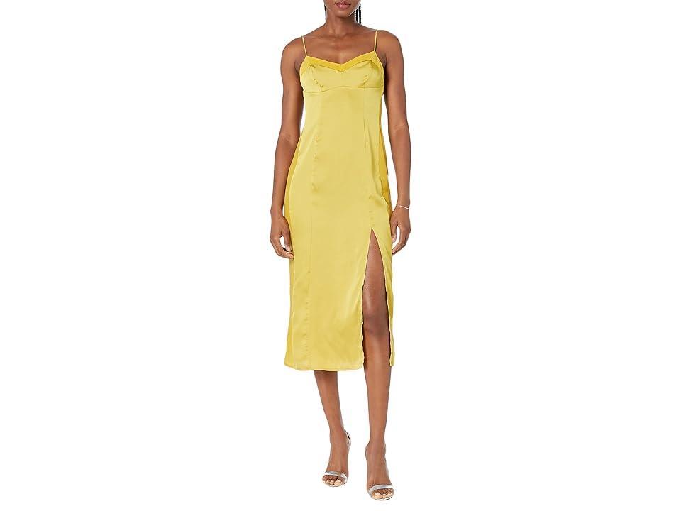 Free People City Cool Midi Slip (Bitter Oil) Women's Clothing Product Image