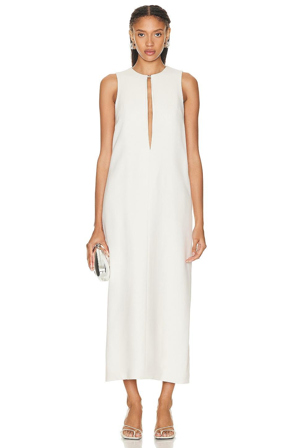 Brandon Maxwell The Kim Dress White. (also in ). Product Image