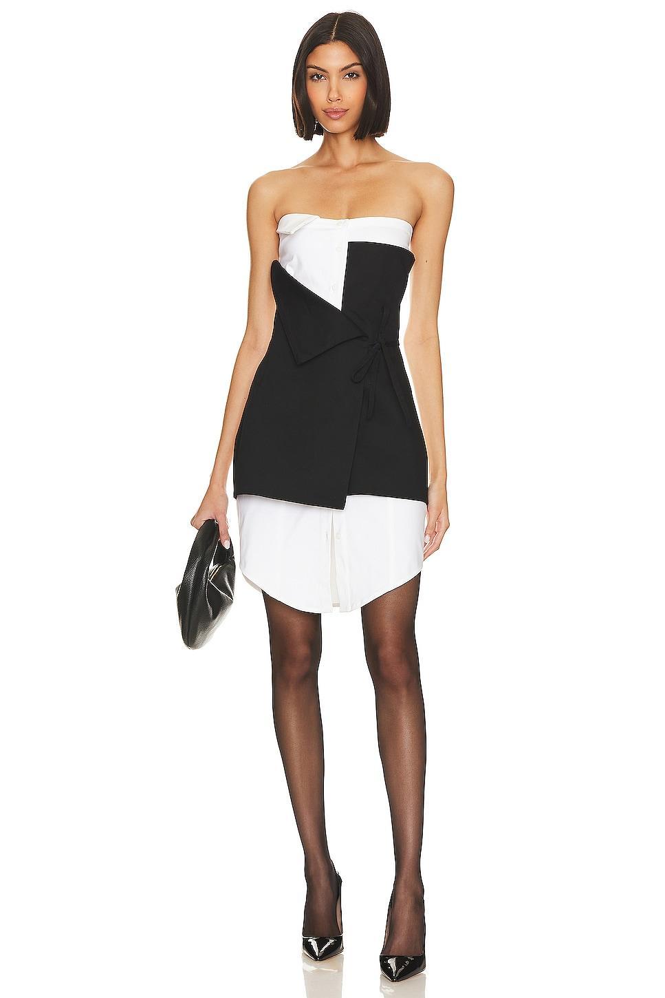 Deconstructed Wrap Shirt Mini Dress AAIZEL Product Image