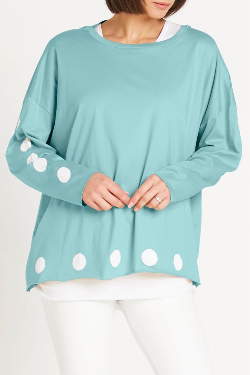 Polka Dot Boxy Tee Product Image