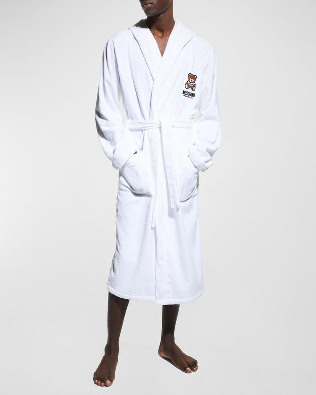 Mens Underbear Embroidered Cotton Robe Product Image