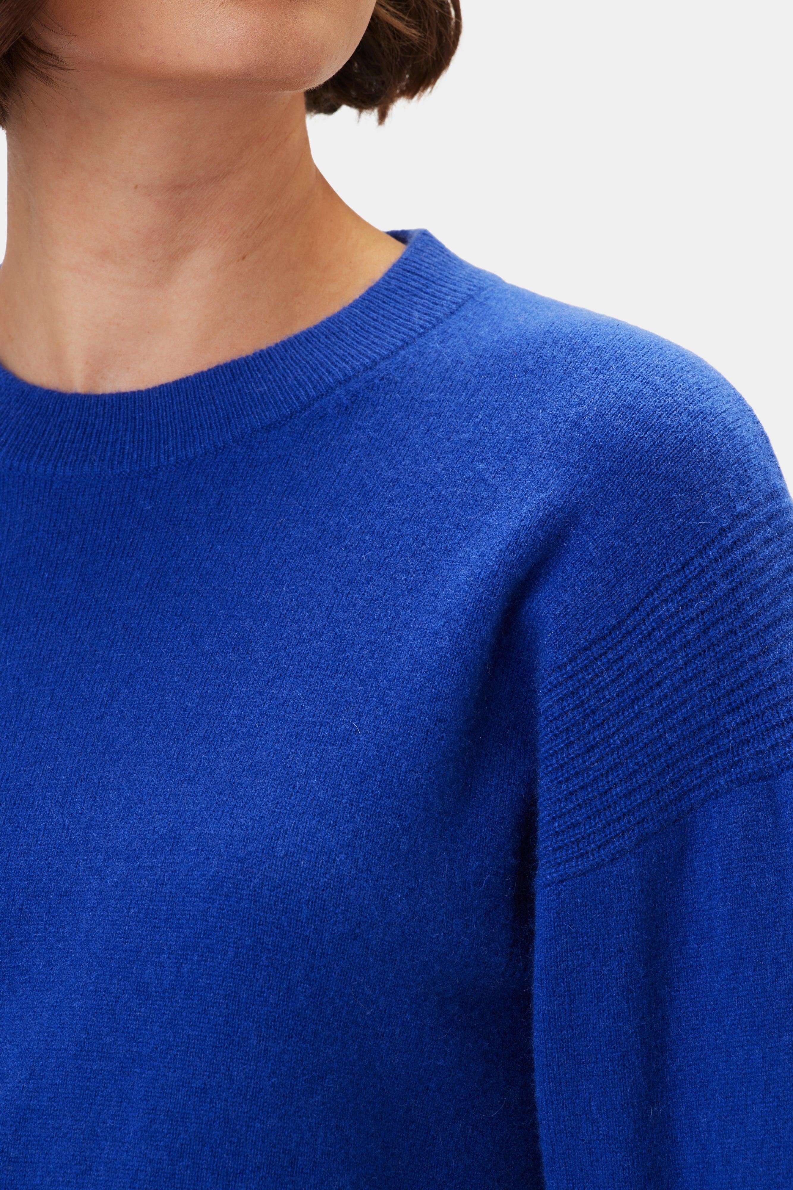 Pearl Cashmere Sweater - Cobalt - ReAmour Product Image