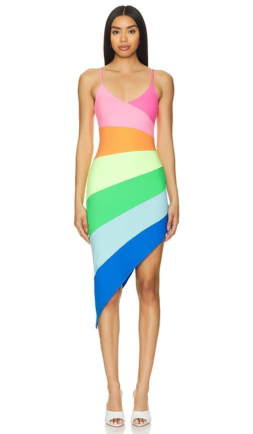 Colorblock Mini Dress Product Image