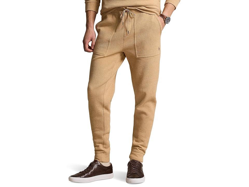 Polo Ralph Lauren Double-Knit Mesh Jogger Pants (Classic Camel Heather) Men's Casual Pants Product Image