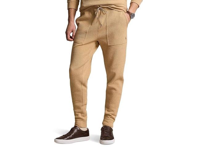 Polo Ralph Lauren Double-Knit Mesh Jogger Pants (Classic Camel Heather) Men's Casual Pants Product Image