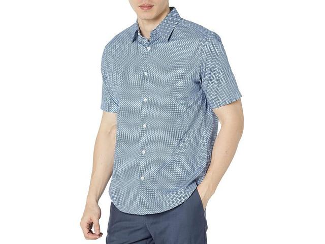 Theory Irving Short Sleeve Optical (Palace Blue ) Men's Clothing Product Image