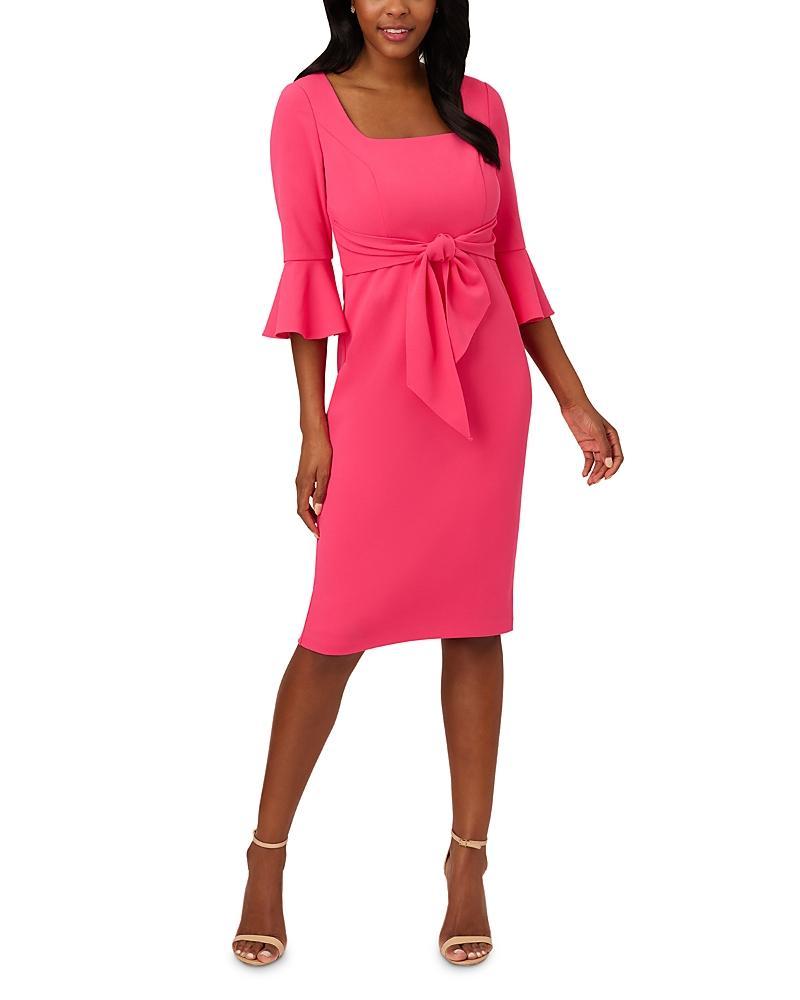 Adrianna Papell Bell Sleeve Tie Front Dress Product Image