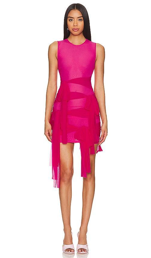 Lovers and Friends Jayleen Mini Dress in Pink Multi Product Image