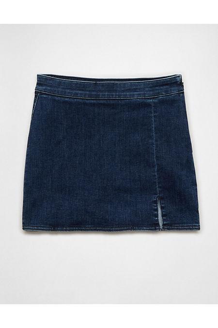 AE Next Level High-Waisted Denim Skort Women's Product Image