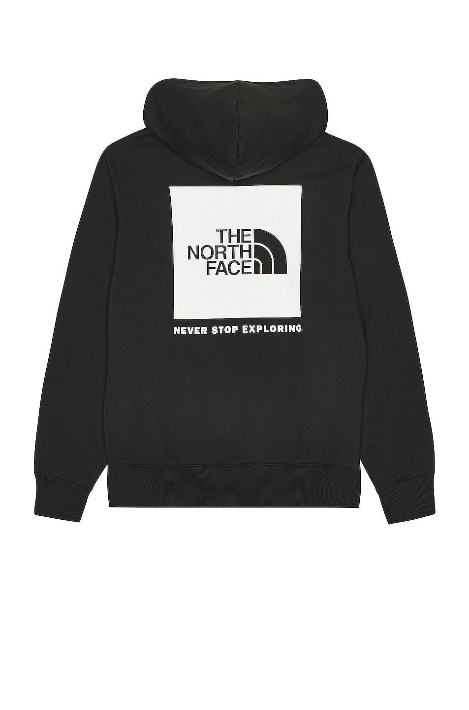 The North Face Box Nse Pullover Hoodie in Tnf Medium Grey Heather & Tnf Black - Grey. Size L (also in S, XL/1X). Product Image