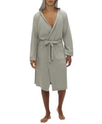 Gap Mens Hooded Waffle-Knit Robe Product Image