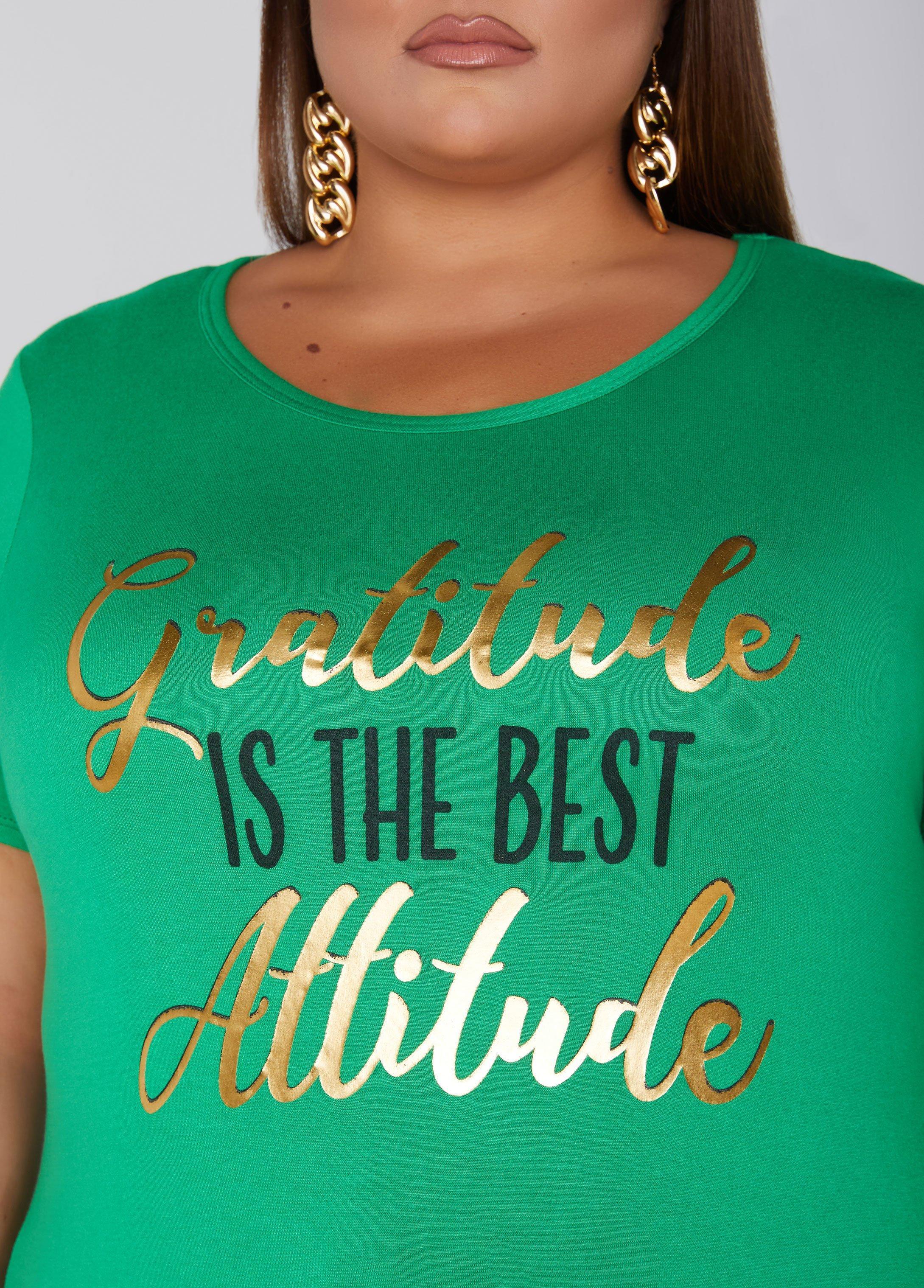 Gratitude Attitude Graphic Tee Product Image