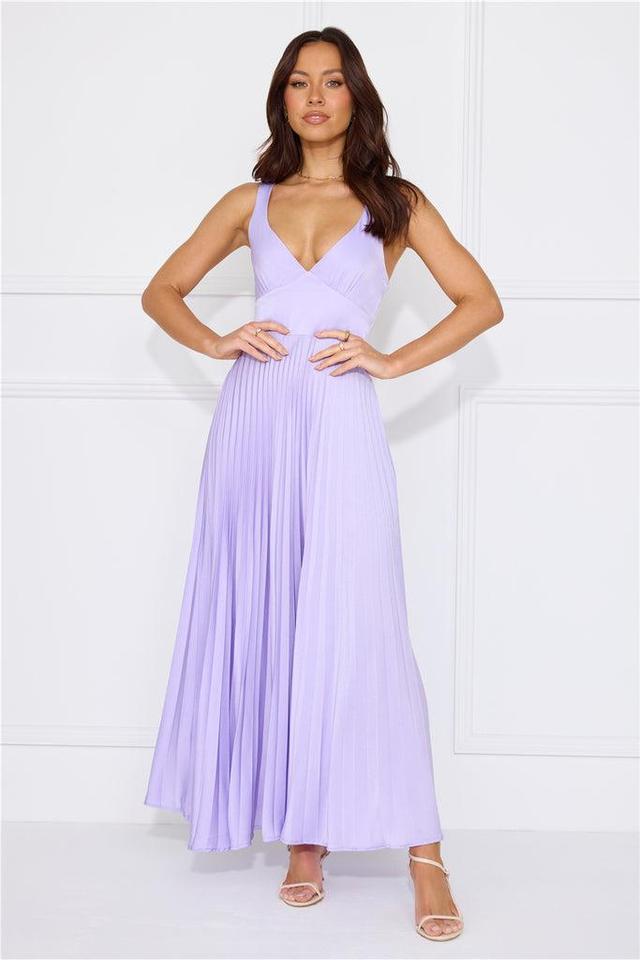 Dazzling Opulence Maxi Dress Lilac Product Image