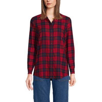 Women's Flannel Boyfriend Fit Long Sleeve Shirt product image