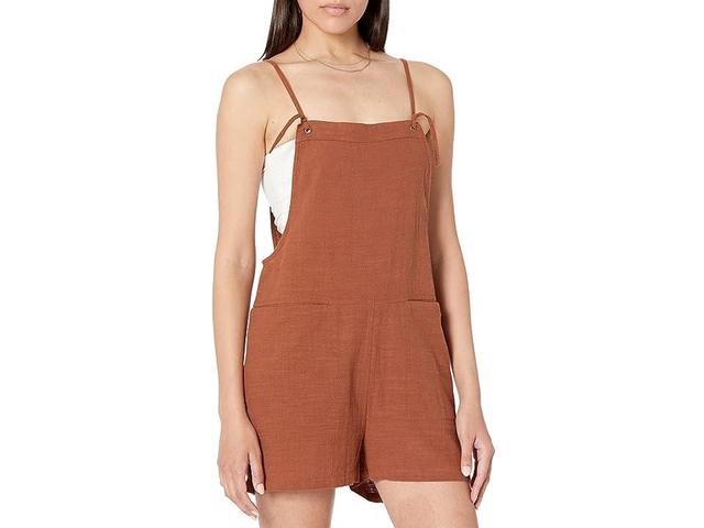 L*Space Indy Romper (Coffee) Women's Jumpsuit & Rompers One Piece Product Image