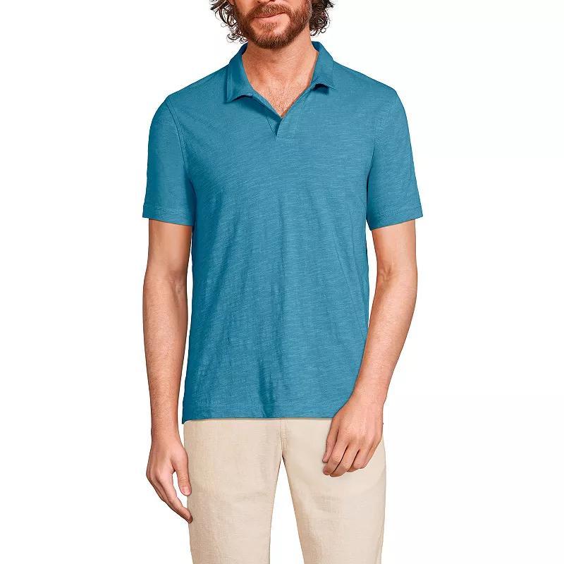 Mens Lands End Short Sleeve Polo Product Image