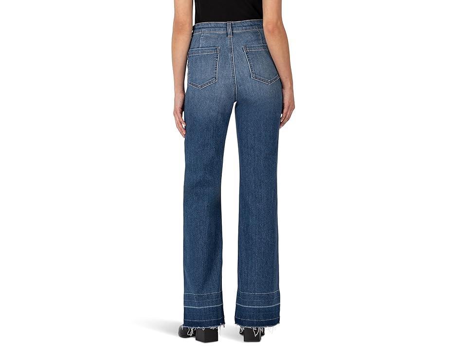 KUT from the Kloth Goldie High-Rise-Super Flare Patch Pockets-Released H in Decoration (Decoration) Women's Jeans Product Image