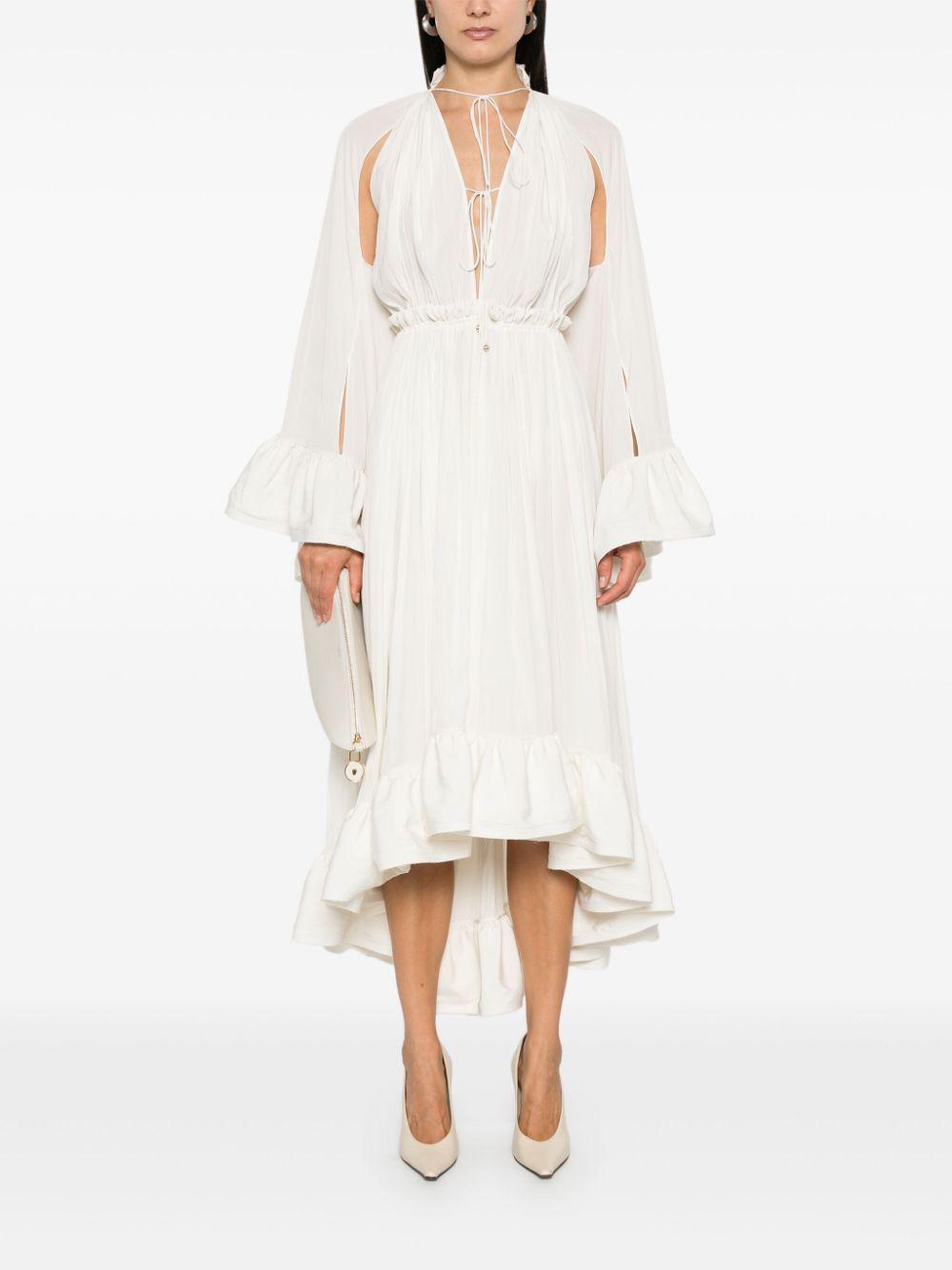 ruffled midi dress Product Image